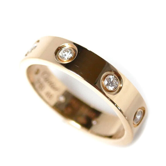 CARTIER Rose Gold Diamond Love Ring - Picture 1 of 8